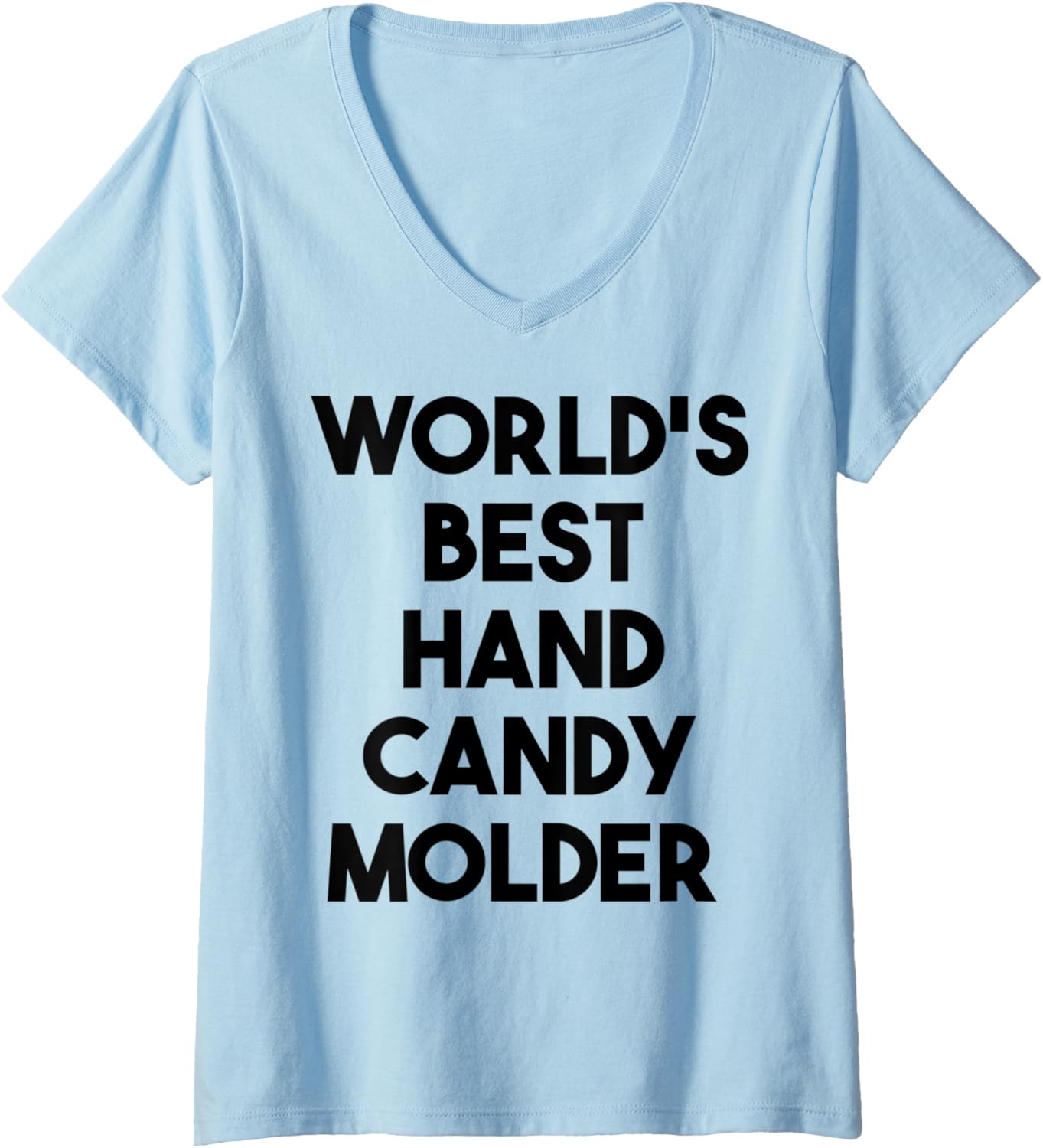 Womens World's Best Hand Candy Maker V-Neck Apparel | Trending 2025 | Must-Have Style