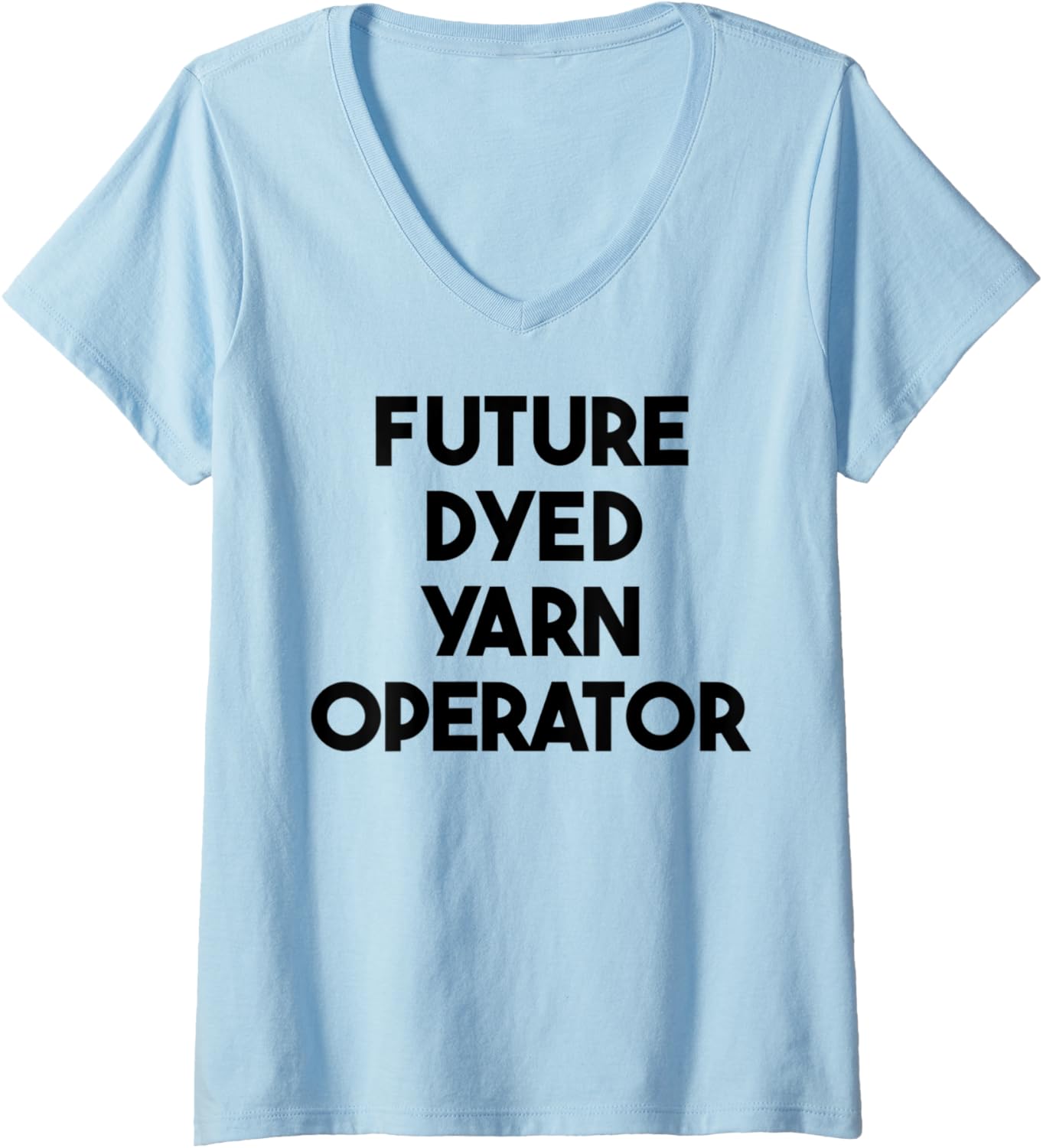 Womens Future Dyed Yarn Operator V-Neck Yarn Supply | Top Rated | Customer Favorite