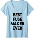 Womens Best Fuse Maker Ever V-Neck Apparel | US Viral Style | Must-Have Style
