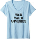 Womens Mold Maker Apprentice V-Neck Apparel | Premium Quality | Perfect Gift Idea