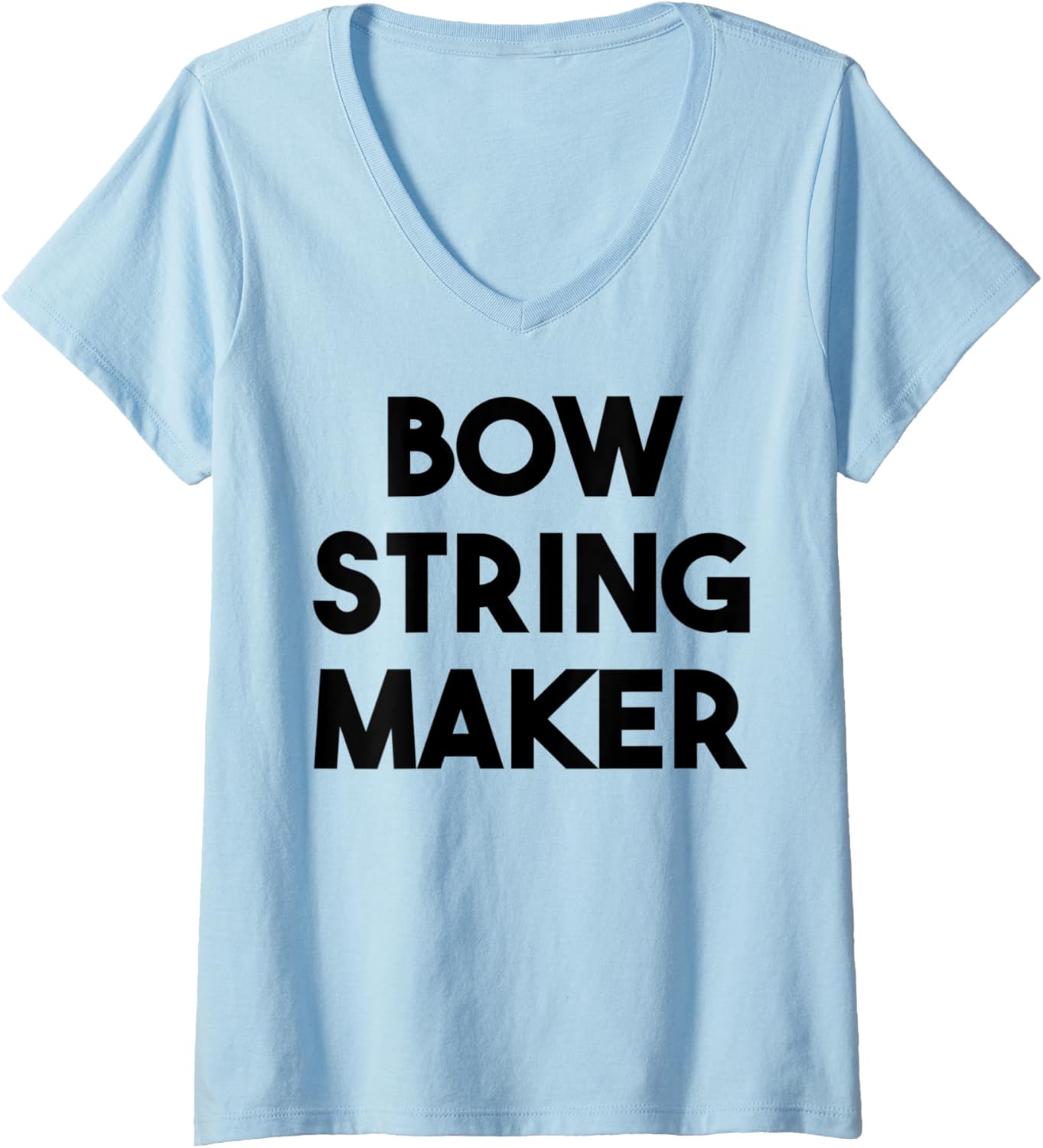 Womens Bow String Maker V-Neck Apparel | Trending 2025 | Must-Have Style