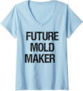 Womens Future Mold Maker V-Neck Apparel | Premium Quality | Aesthetic Fit