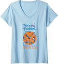 Womens Pickleball And Knitting Knit Yarn Sport Funny Smile V-Neck Yarn Supply | Trending 2025 | Customer Favorite