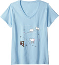 Womens Funny Sheep Yarn Design, Knitting V-Neck Yarn Supply | Top Rated | High CTR Title