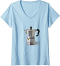 Womens Espresso Maker V-Neck Apparel | Best Seller Pick | Perfect Gift Idea