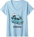 Womens Threadless Michael Jakobsen Volvo Amazon Graphic V-Neck Apparel | Viral Streetwear Style