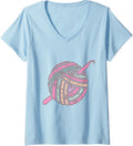 Womens Yarn With Flowers Design For Women - Crochet Yarn Quilting V-Neck Yarn Supply | High Search Volume | Best Sell...