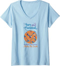 Womens Yarn and Pickleball Player Knitter Croquet Knit Yarn Lover V-Neck Yarn Supply | High Search Volume | Best Sell...