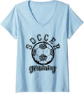 Womens Soccer GRAMMY Leopard Cheetah Print Retro Trendy Cute V Neck Apparel Streetwear Style Everyday Wear