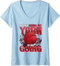 Womens If I Can't Bring My Yarn I'm Not Going Crochet Yarn Lover V-Neck Yarn Supply | Viral US Pick | High CTR Title