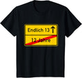 Kids Endlich 13 Place Sign T-Shirt 13 Birthday Gift T-Shirt T-Shirt | Google Shopping Optimized | Perfect Gift Choice