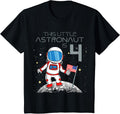 Kids 4th Birthday Astronaut Shirt Boys Gift 4 Year Old Space Geek T-Shirt | High Search Volume | Perfect Gift Choice