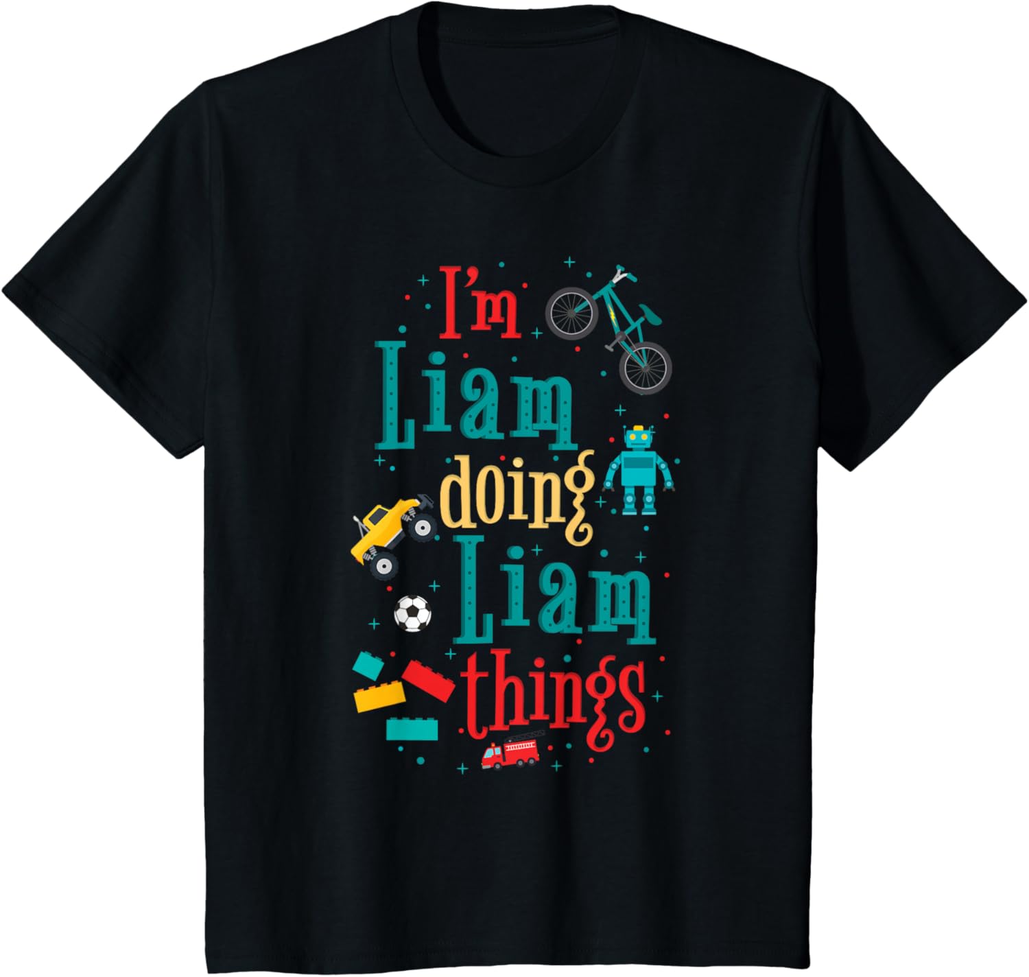 Kids I'm Liam Doing Liam Things Cute Boys Gift Apparel | High Search Volume | Aesthetic Casual Look