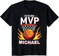 Kids Name Michael Future Mvp Basketball Birthday Apparel | Trending 2025