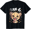 6 Years old 6 birthday Cheetahs Boy Girl Cheetah Apparel Trending US Everyday Wear