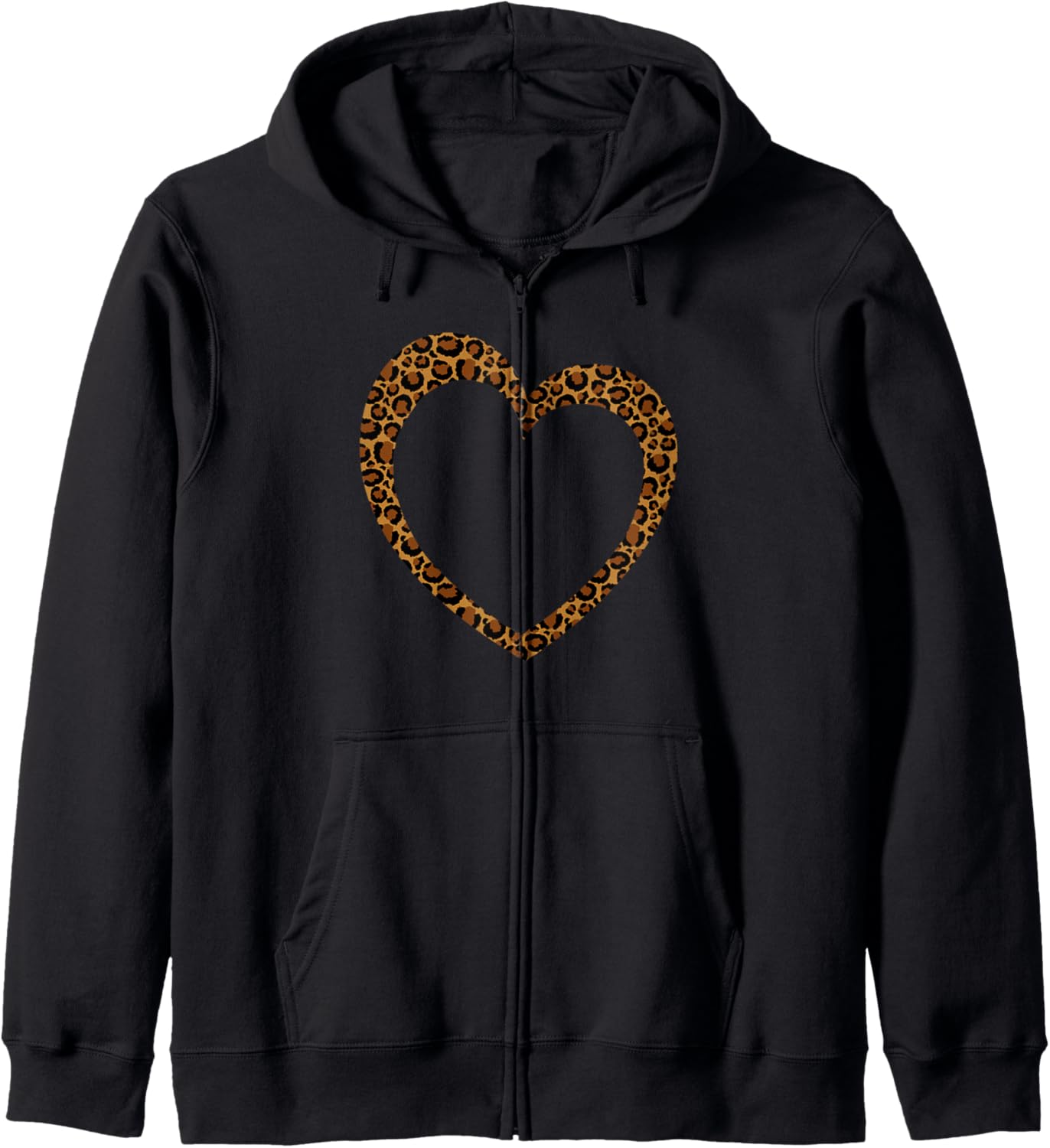 Leopard Heart Print Shirt Women s Cheetah Animal Pattern Zip Hoodie Hoodie Comfort Fit US Top Pick