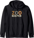 Zookeeper Animal Print Shirt Zoo Keeper costume for BoysKids Zip Hoodie Hoodie Viral TikTok Find Fan Favorite