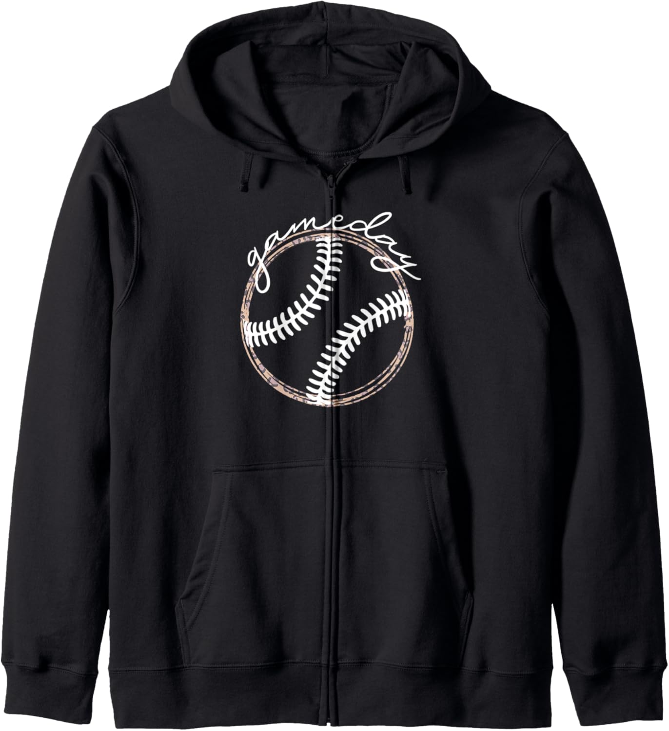 Game Day Baseball Cute Softball Leopard Life Mom for Women Zip Hoodie Hoodie High Search Demand Hot Right Now