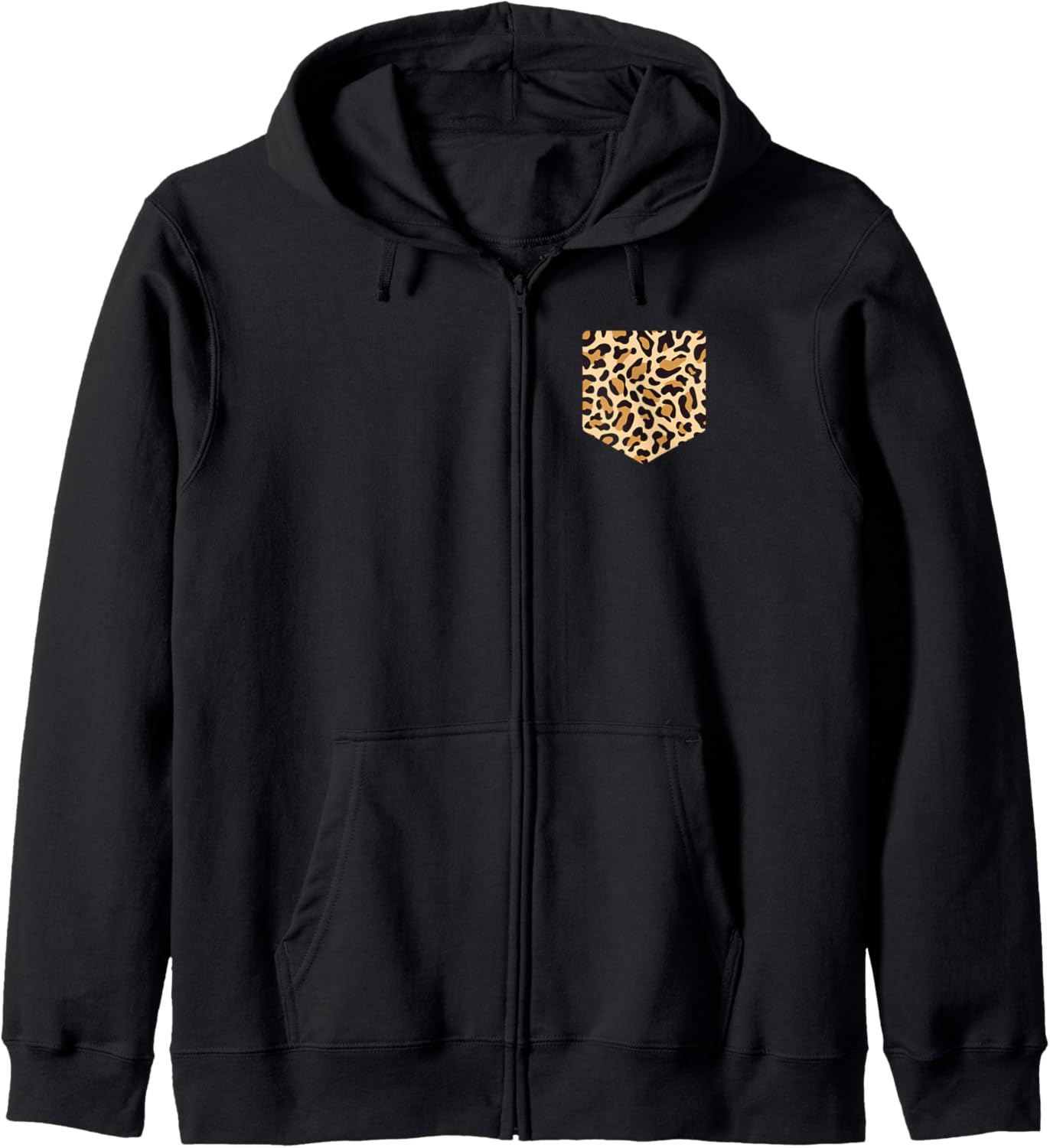 Leopard Print Pocket Lover Cheetah Women s Pocket Mother day Zip Hoodie Hoodie Comfort Fit US Top Pick