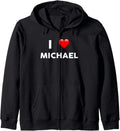 I Love MICHAEL T-Shirt Name Shirt MICHAEL Zip Hoodie Hoodie | Trending 2025
