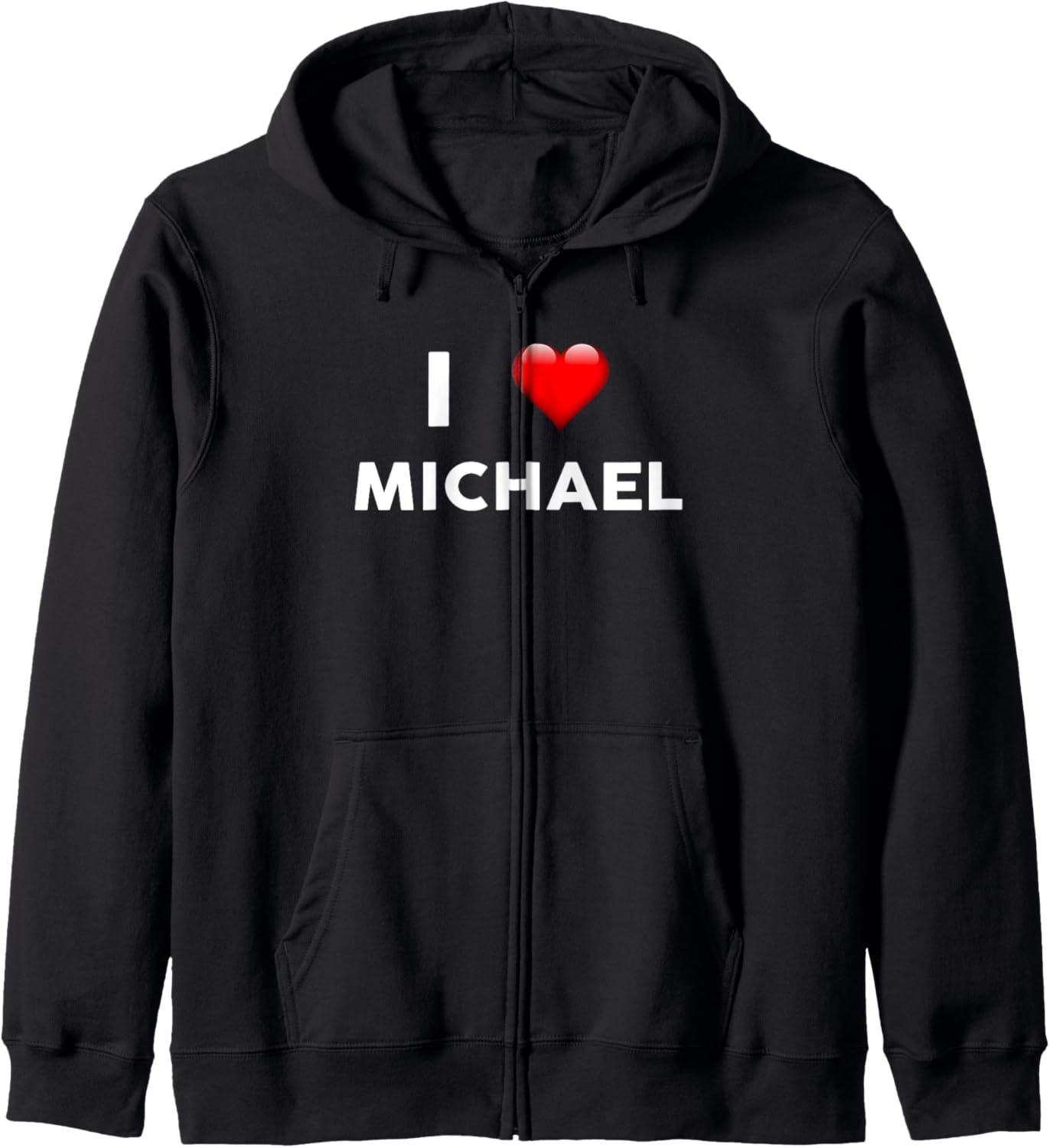 I Love MICHAEL T-Shirt Name Shirt MICHAEL Zip Hoodie Hoodie | Trending 2025