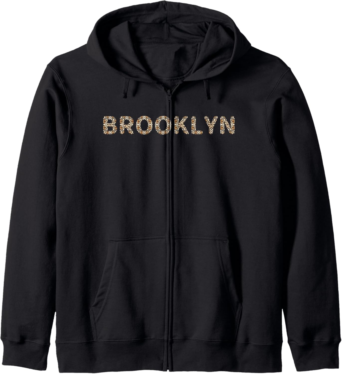 Awesome Brooklyn First Name Leopard Cheetah Print Zip Hoodie Hoodie High Search Demand Fan Favorite