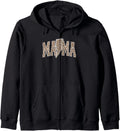 Leopard Mama Shirt Mother Lightning Cheetah Graphic Mom Zip Hoodie Hoodie Streetwear Style Best Seller Look