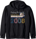 14 Year Old Girl Making The World Better Place Since 2008 Zip Hoodie Hoodie | High Search Volume | Daily Wear Essential