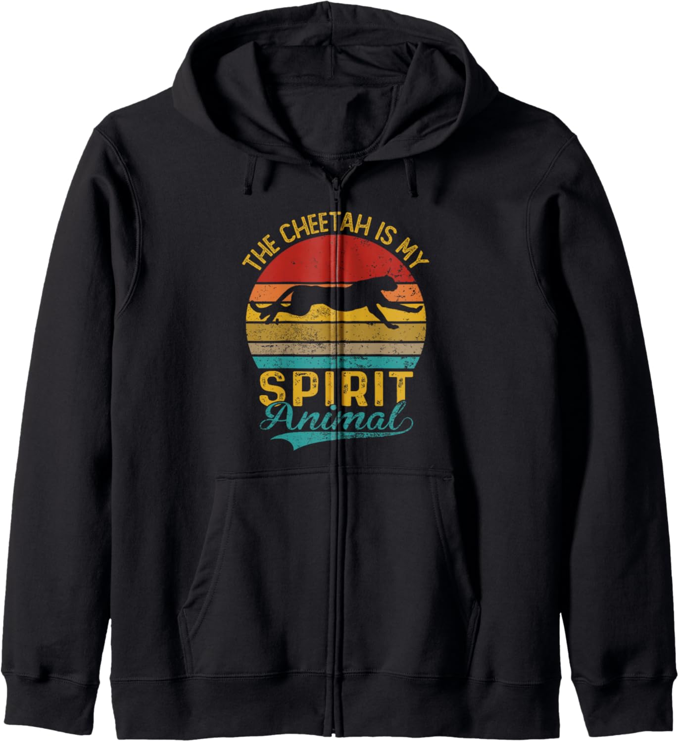 The cheetah is My Spirit Animal Shirts Funny Ventage cheetah Zip Hoodie Hoodie High Search Demand US Top Pick