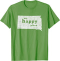 South Dakota T-Shirt Distressed Happy Place Tee T-Shirt | Google Shopping Optimized | Top Rated Comfort