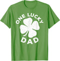 One Lucky Dad Shirt Funny Men Vintage St Patricks Day T-Shirt | Premium Quality