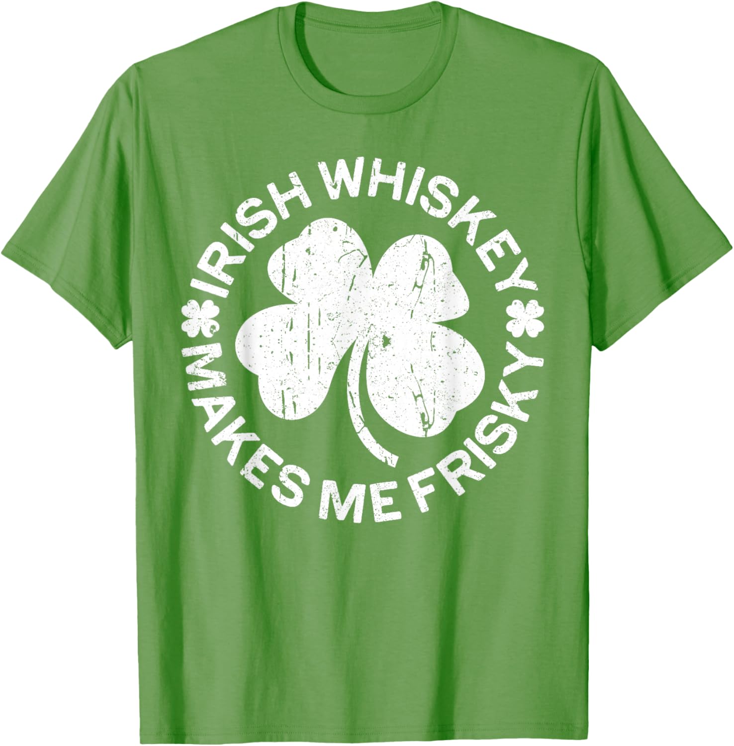 Irish Whiskey Makes Me Frisky Shirt Funny St Patricks Day T-Shirt | Viral Streetwear Style