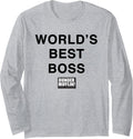 The Office World's Best Boss Michael Scott Long Sleeve Apparel | Viral Streetwear Style