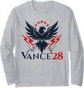 Vance 2028 Republican Candidate JD Vance for President in 28 Long Sleeve Apparel | Trending 2025
