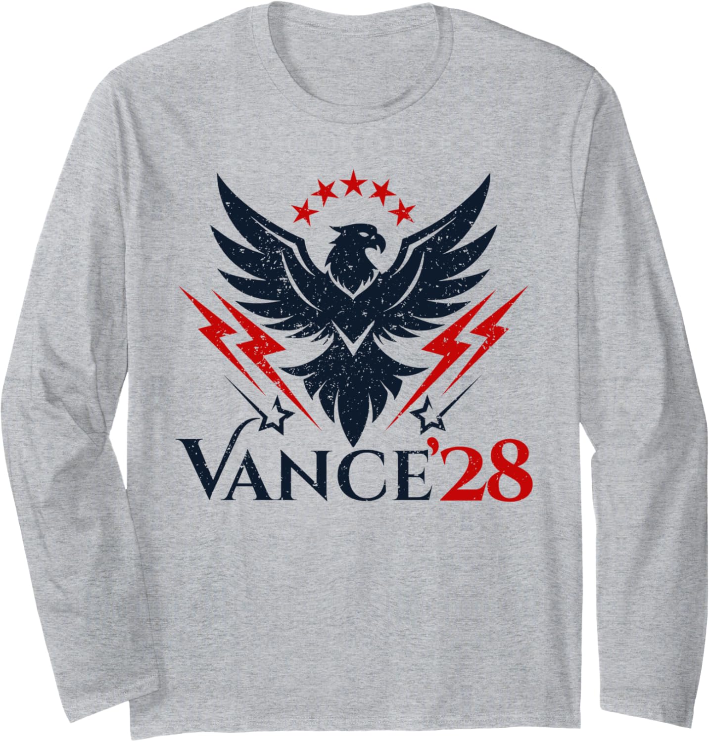 Vance 2028 Republican Candidate JD Vance for President in 28 Long Sleeve Apparel | Trending 2025