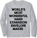 World's Most Wonderful Hand Expansion Envelope Maker Long Sleeve Apparel | Trending 2025 | Must-Have Style