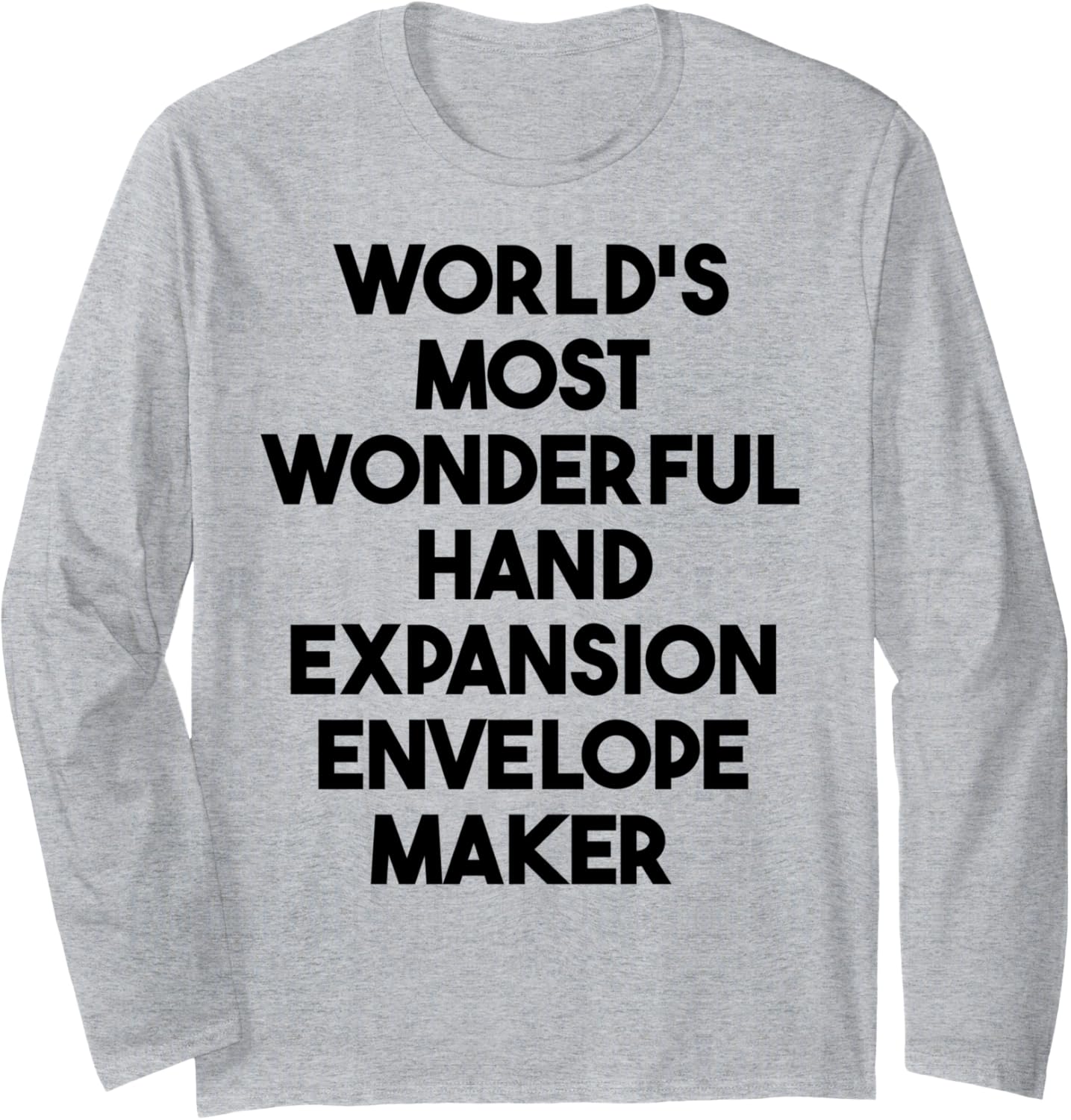 World's Most Wonderful Hand Expansion Envelope Maker Long Sleeve Apparel | Trending 2025 | Must-Have Style