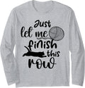 Knitting Crochet Crocheting Cat Kitten Yarn Mom Woman Girl Long Sleeve Yarn Supply | Trending 2025 | Customer Favorite
