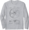 Film Reel, Movie, Filmmaker, Patent Long Sleeve Apparel | Premium Quality | Comfort Daily Wear