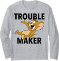 Tom And Jerry Trouble Maker Portrait Long Sleeve Apparel | Premium Quality | Must-Have Style