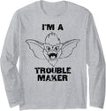 Gremlins Stripe I'm A Trouble Maker Long Sleeve Apparel | Trending 2025 | Must-Have Style