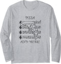 Pizza Maker and Musician Funny Saying Long Sleeve Apparel | Best Seller Pick | Perfect Gift Idea