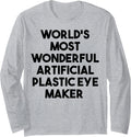 World's Most Wonderful Artificial Plastic Eye Maker Long Sleeve Apparel | Best Seller Pick | Comfort Daily Wear