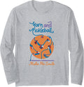 Pickleball And Knitting Knit Yarn Sport Funny Smile Long Sleeve Yarn Supply | High Search Volume | Customer Favorite