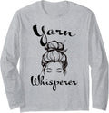 Sewing Knitter Knitting Yarn Whisperer Long Sleeve Yarn Supply | High Search Volume | Customer Favorite