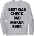 Best Gas Check Pad Maker Ever Long Sleeve Apparel | Trending 2025 | Aesthetic Fit