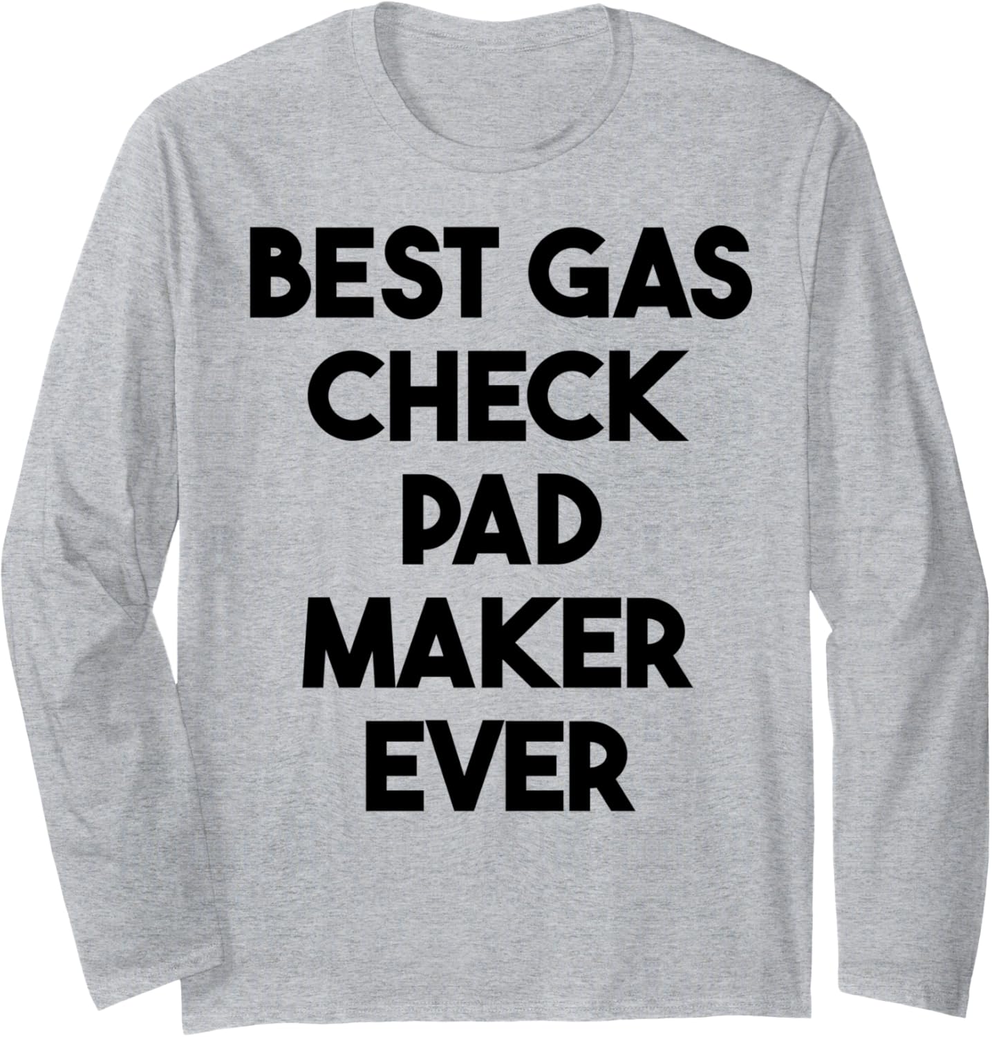 Best Gas Check Pad Maker Ever Long Sleeve Apparel | Trending 2025 | Aesthetic Fit