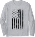 USA Flag Piano MakIng - Proud American Piano Maker Long Sleeve Apparel | US Viral Style | Perfect Gift Idea