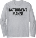 Instrument Maker Long Sleeve Apparel | Best Seller Pick | Comfort Daily Wear