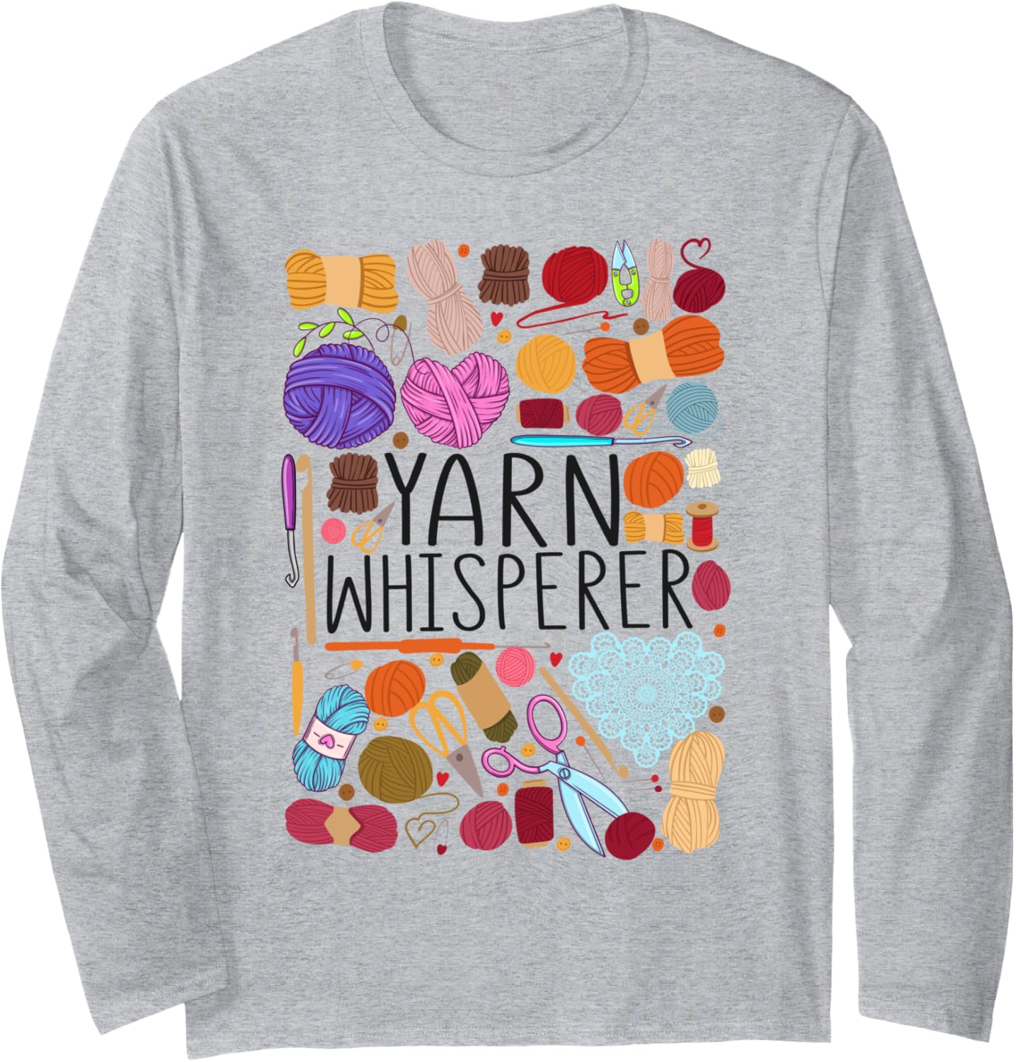 Crocheting Yarn Yarn Whisperer Long Sleeve Yarn Supply | Premium Quality | Perfect for Crafters